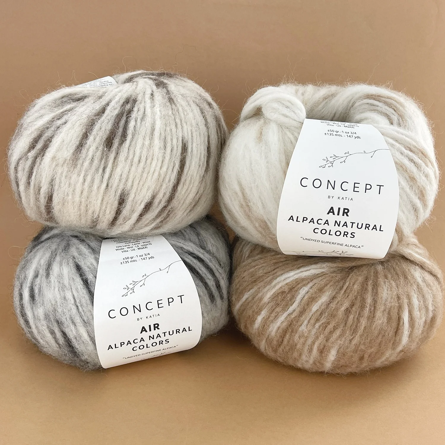 AIR Alpaca natural colors, 50 g